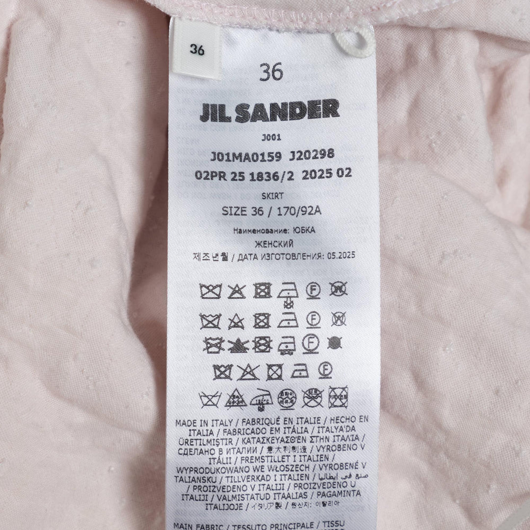 Club21 - Jil Sander - Skirt 3D Flower Viscose Gauffr - SKIRTS - Pink