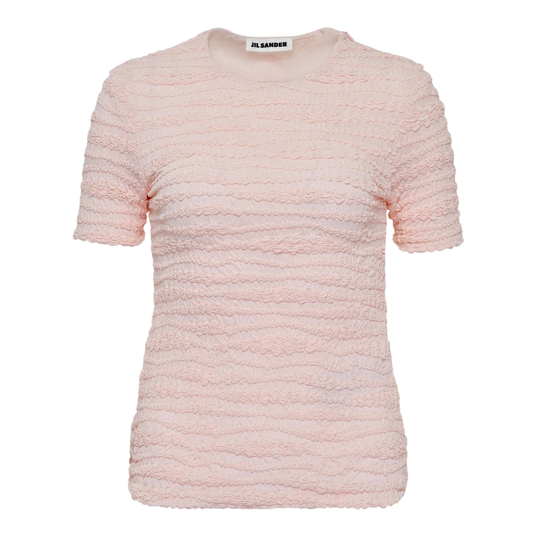 Club21 - Jil Sander - Small-Fit Short-Sleeve Embroidered Tee - TEES - Pink