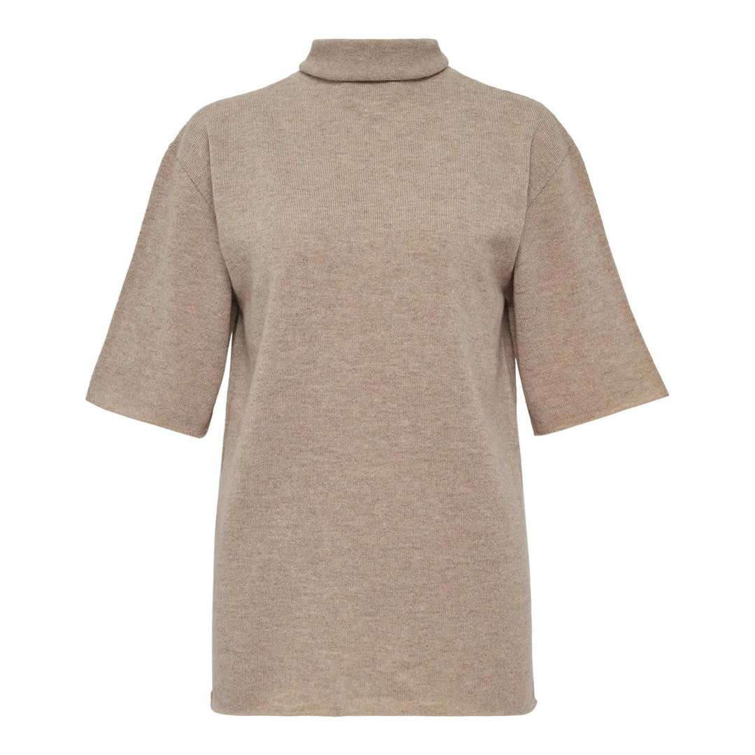 Club21 - Jil Sander - Superfine Eco Cashmere T-Shirt - KNIT TOPS - Khaki