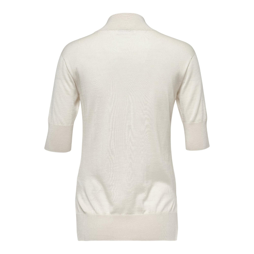 Club21 - Jil Sander - Superfine Merino/Cashmere/Silk Knit Top - KNIT TOPS - Nude