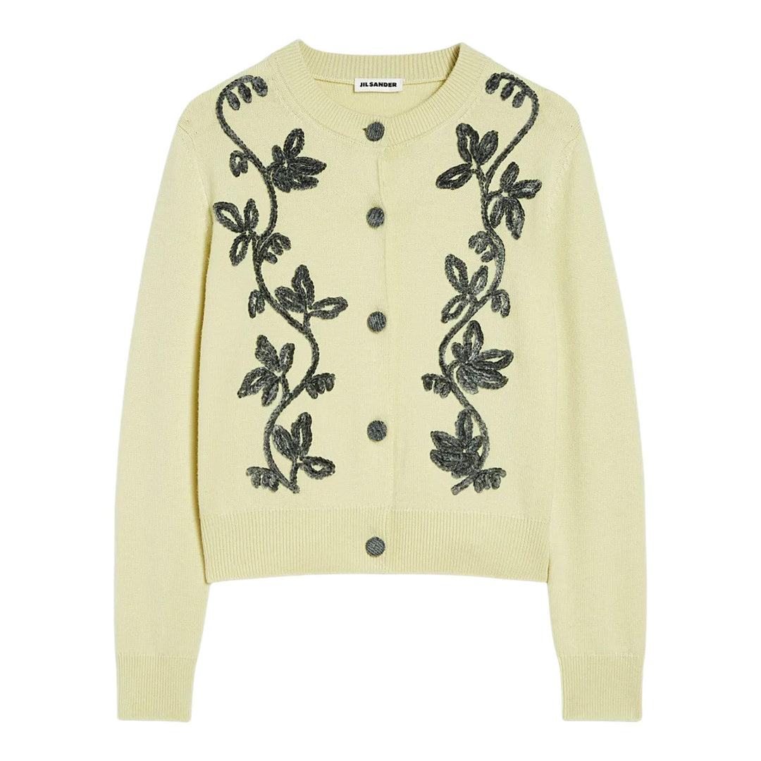 Club21 - Jil Sander - Velvet Cardigan - CARDIGANS - Yellow