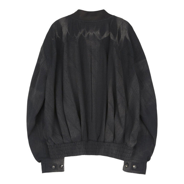 Club21 - JiyongKim - Sun-Bleached Pleated Bomber - BLOUSON - Black