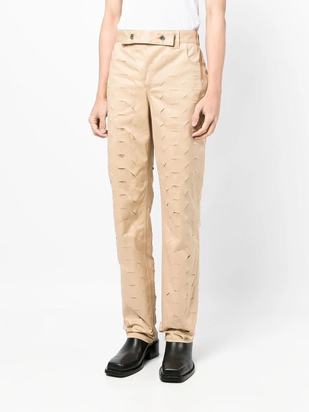 Juntae-Kim-Slashed-Chino-Trousers-Beige-3