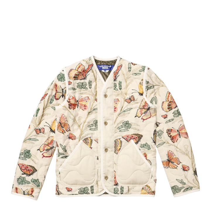 Butterfly Pattern Cotton Linen Jacket