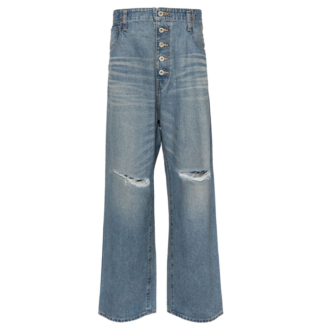 Junya_Watanabe_Cotton_Denim_Garment_Treated_Jeans_Indigo