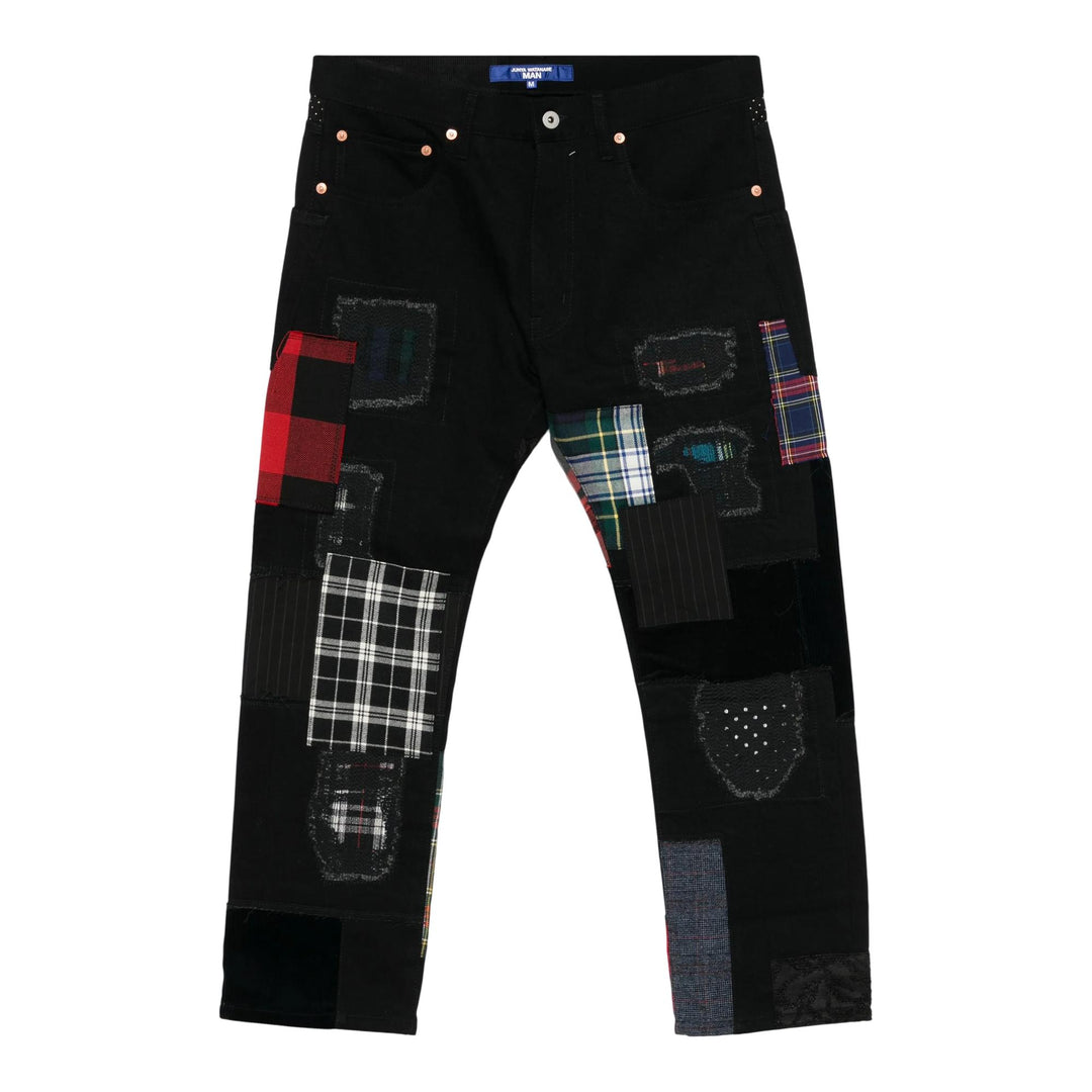 Club21 - Junya Watanabe - Cotton Denim X Multi Fabrics Pants - PANTS - Black