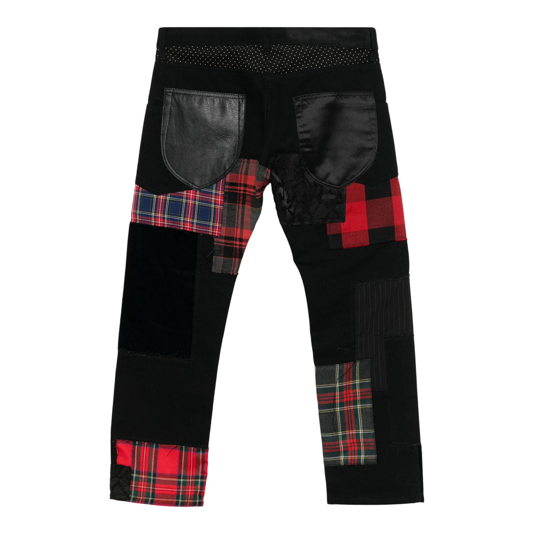 Club21 - Junya Watanabe - Cotton Denim X Multi Fabrics Pants - PANTS - Black