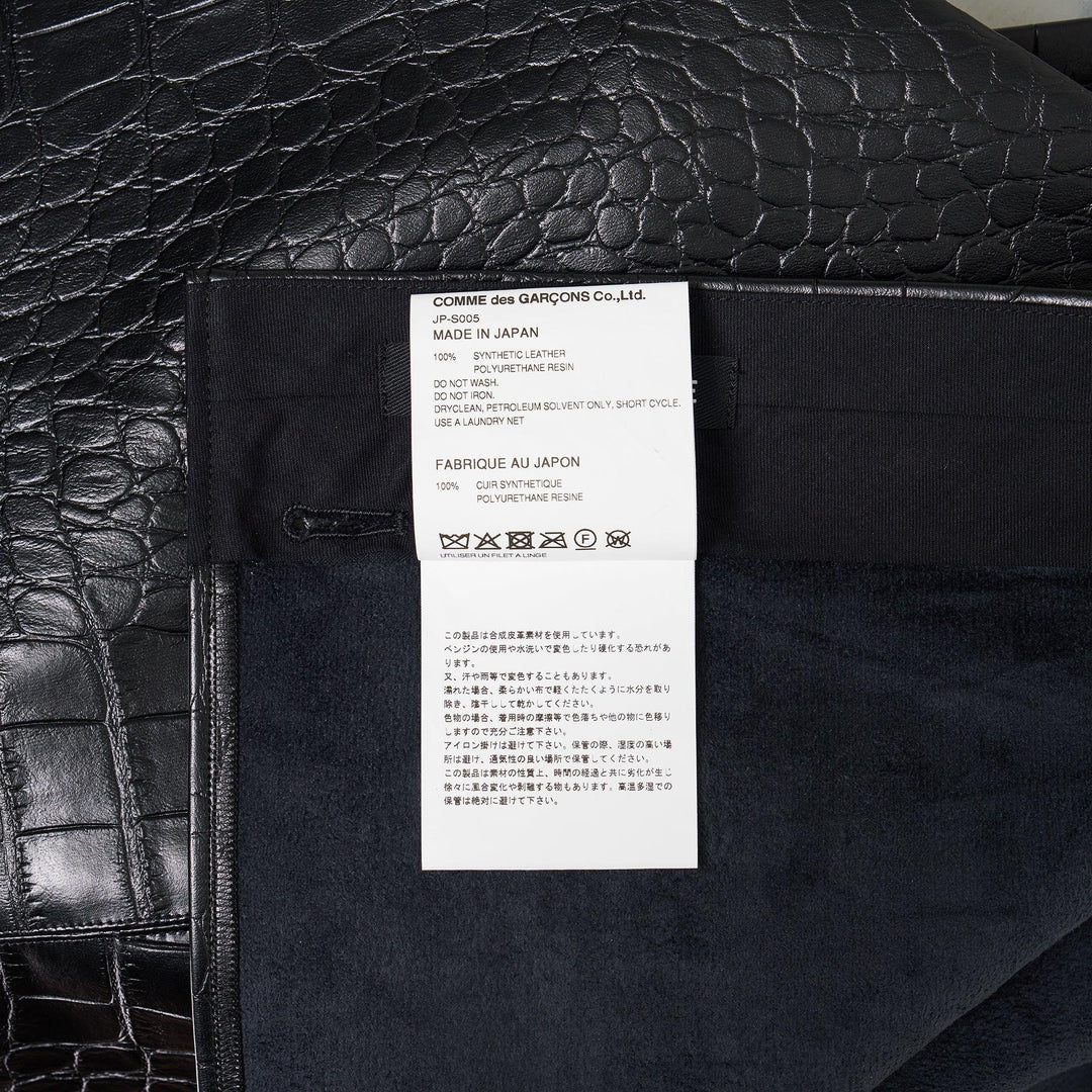 Club21 - Junya Watanabe - Fake Leather Skirt - SKIRTS - Black