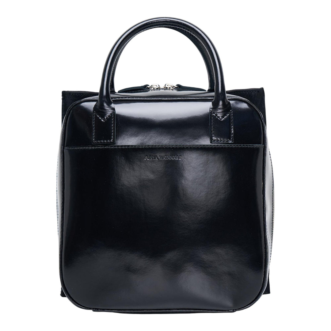 Club21 - Junya Watanabe - Glazed Leather Hairhide Crossbody - CROSS BODY - Black