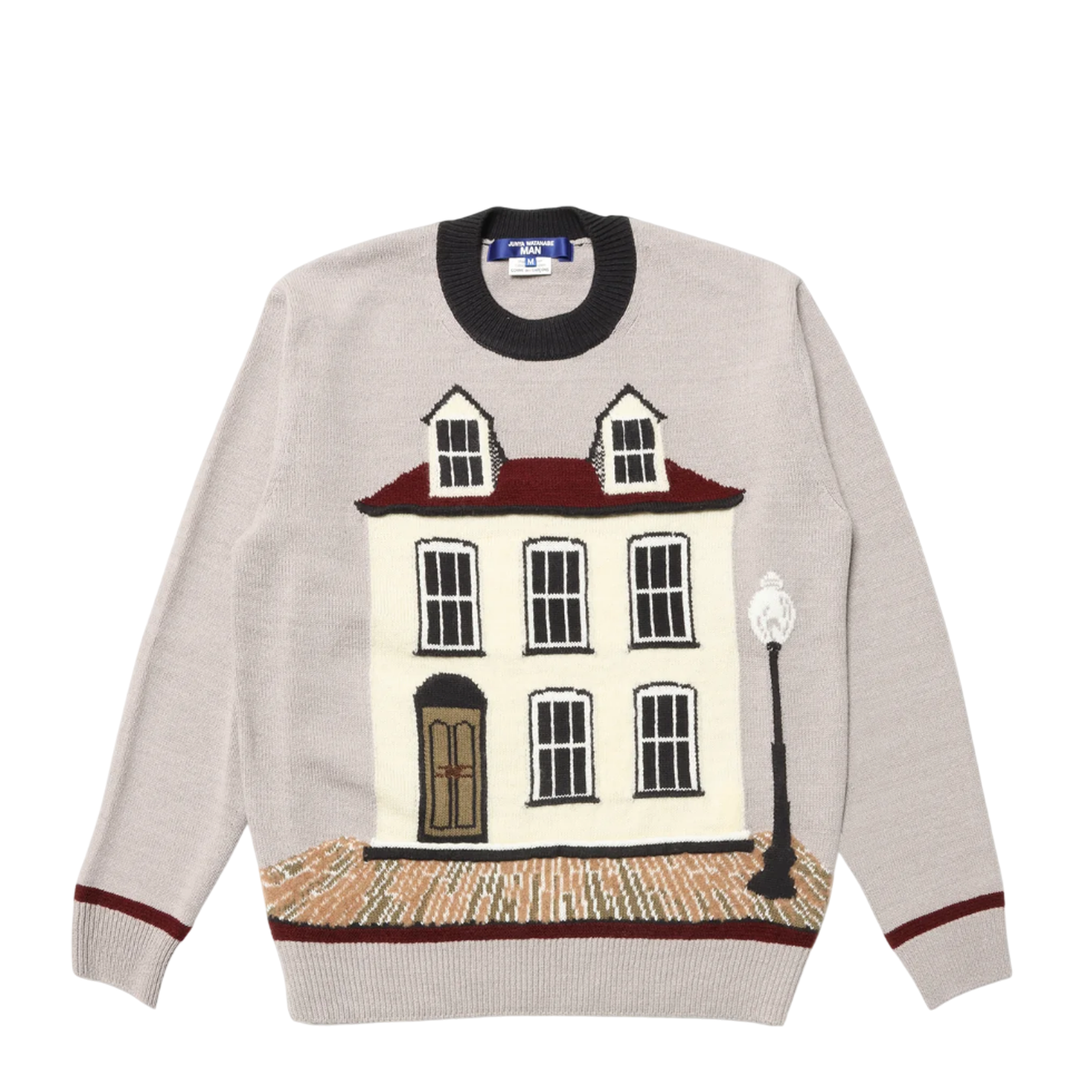 Intarsia Jacquard House Sweater