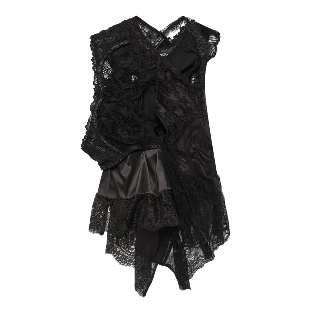 Nylon Stretch x Polyester Lace Top