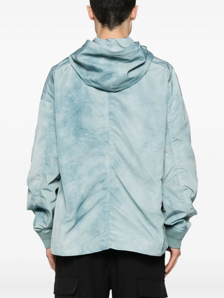 Juun.J-Dyeing-Like-Puckering-Hoodie-Green-4