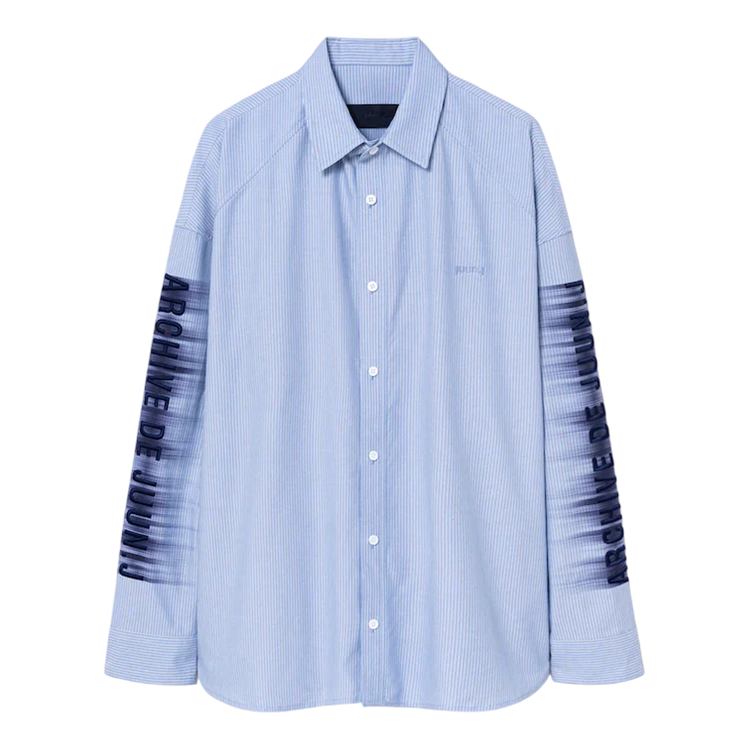 Archive Lettering Sleeve Stripes Shirt
