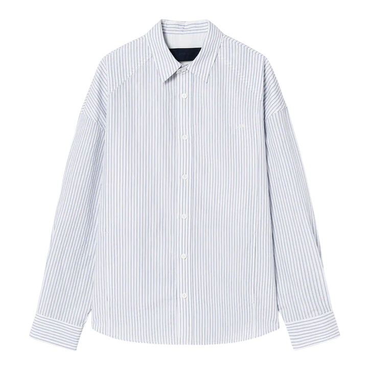 Back Slit Stripe Shirt