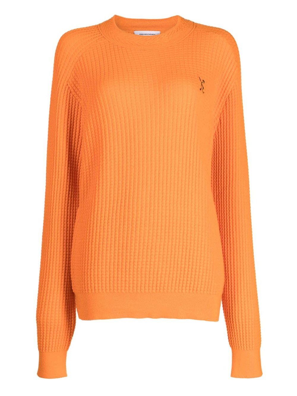 Kiko-Kostadinov-Sorelle-Jumper-Virgin-Wool-Orange-1