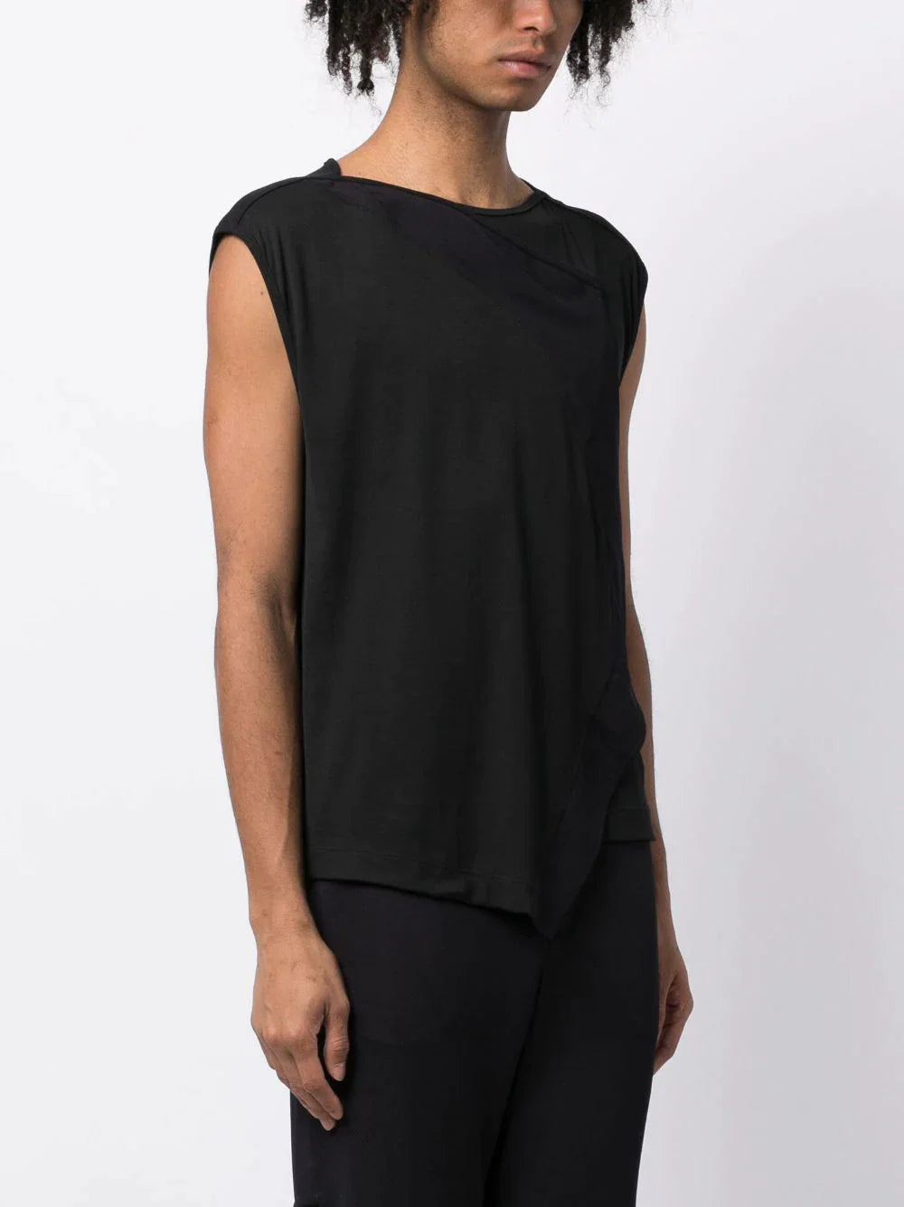 Kiko-Kostadinov-Zlatyu-Sleeveless-Top-Black-3