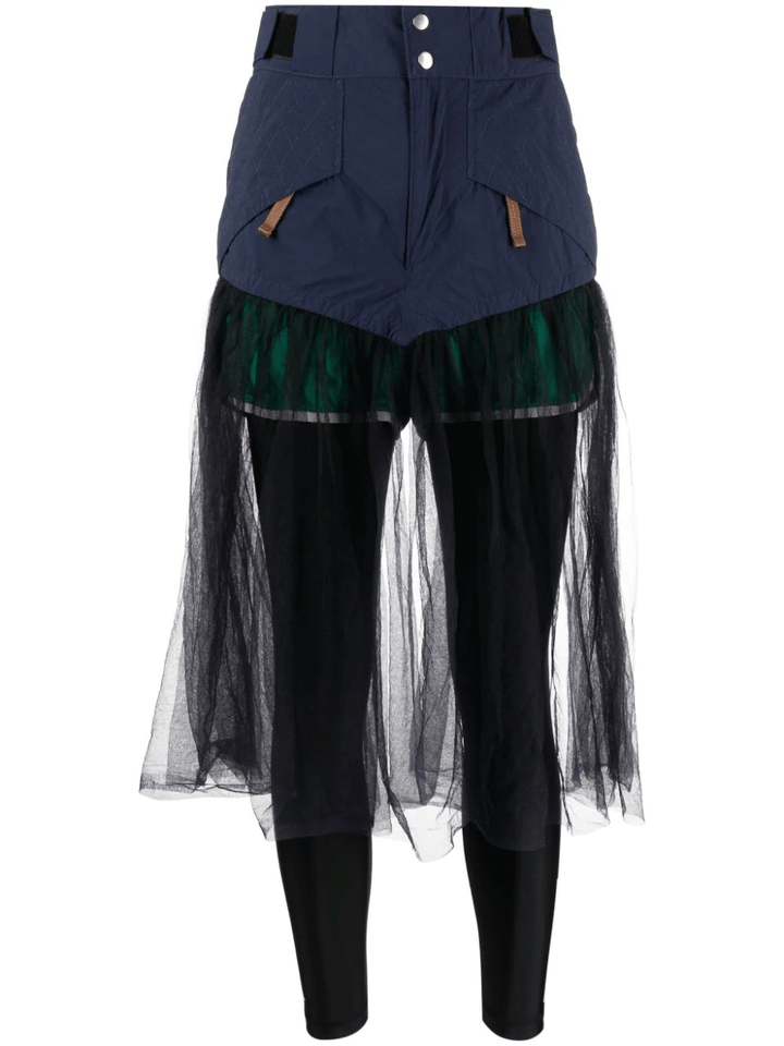 Kolor-Skirt-With-Shorts-Navy-1