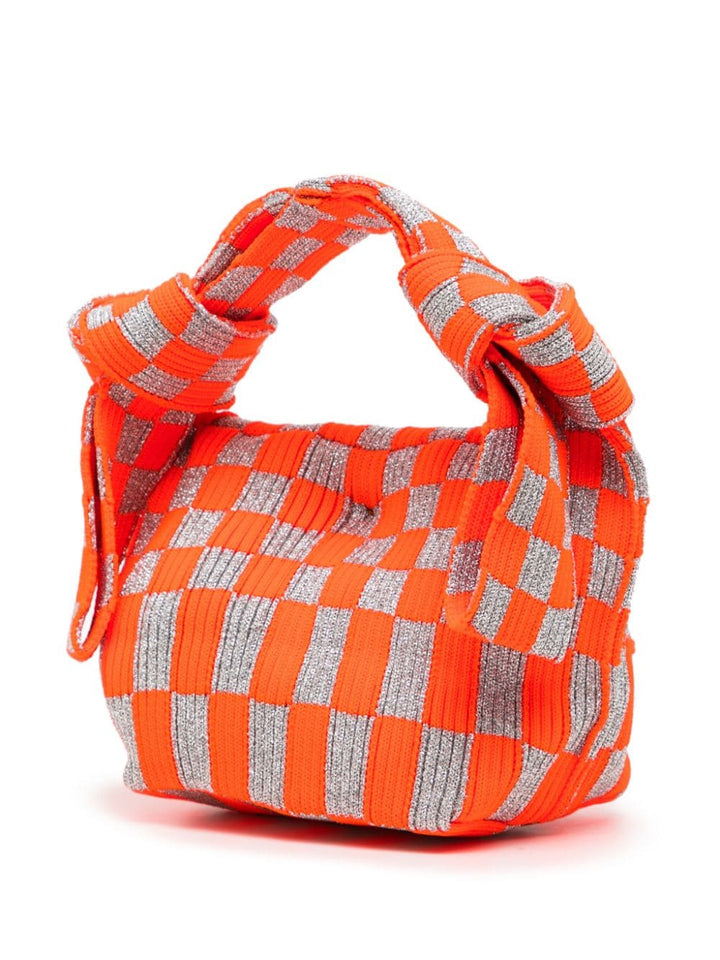 Lastframe-Metallic-Ichimatsu-Obi-Bag-Orange-3