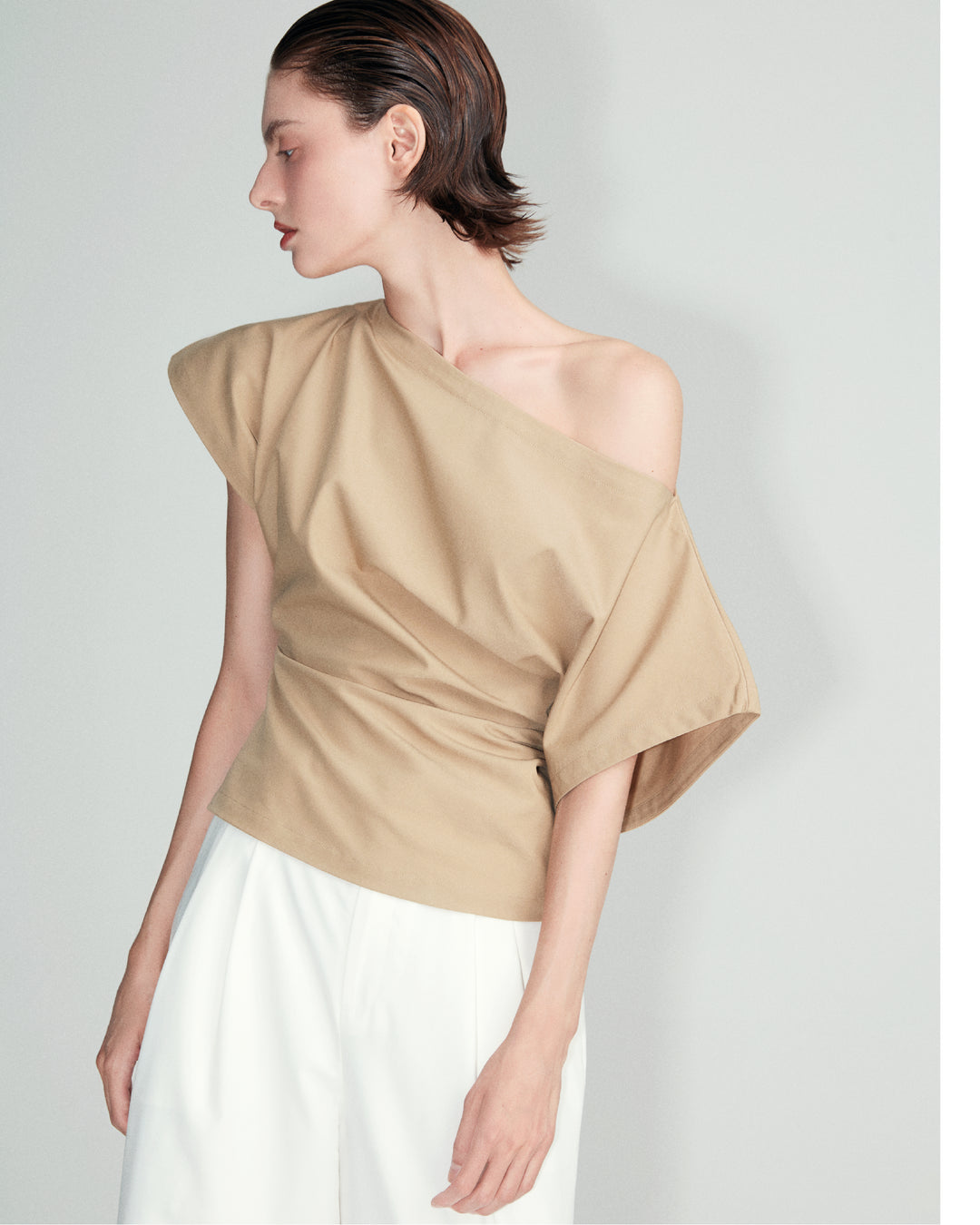 Light Stretch Rayon Linen Top