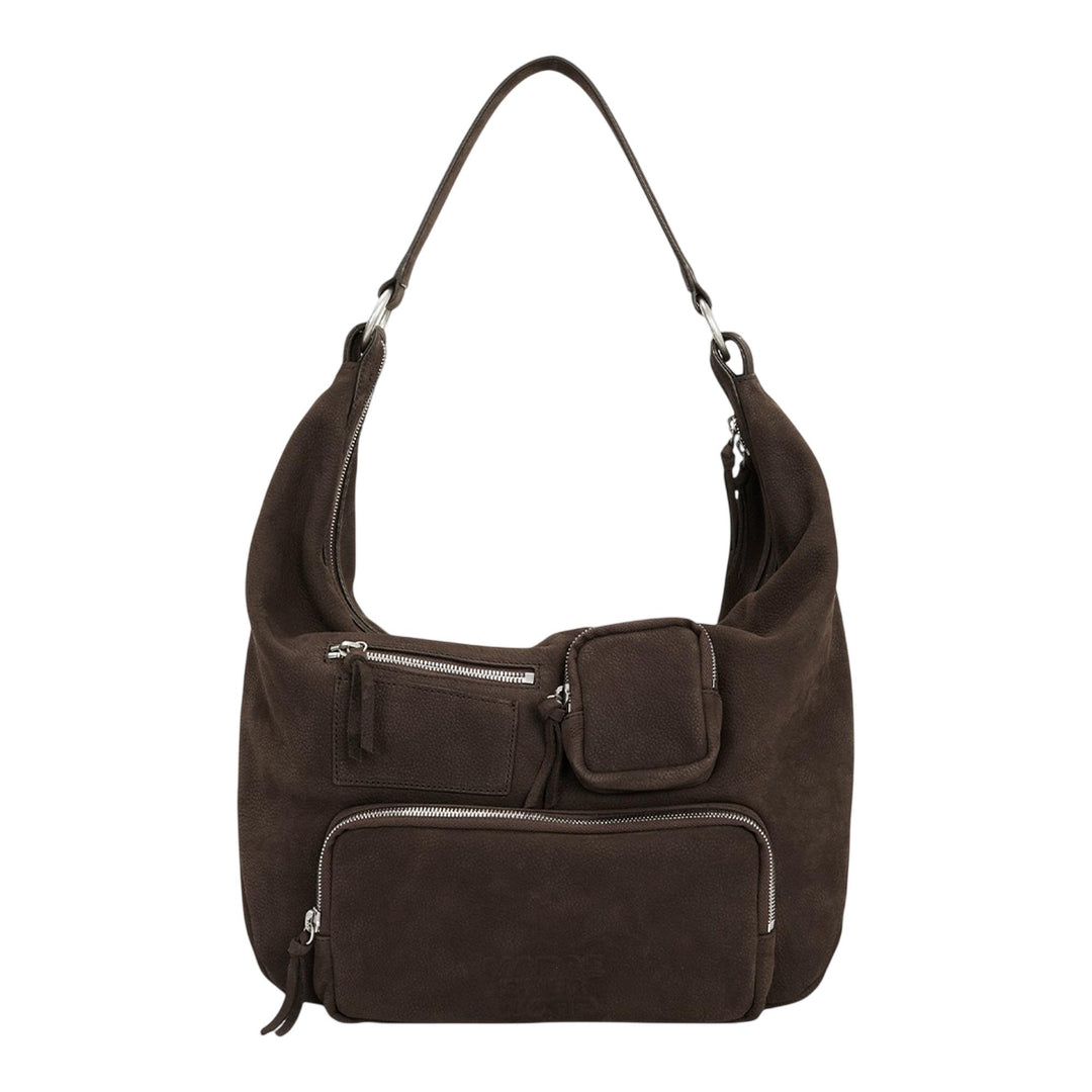Club21 - MARGESHERWOOD - City Hobo - SHOULDER BAGS - Brown