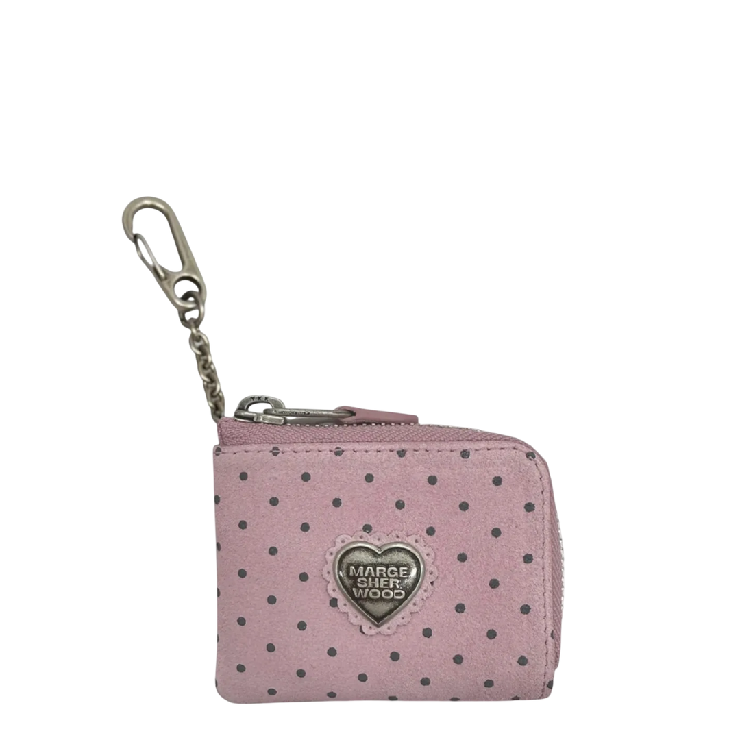 Heart Lace Mini Zipper Wallet