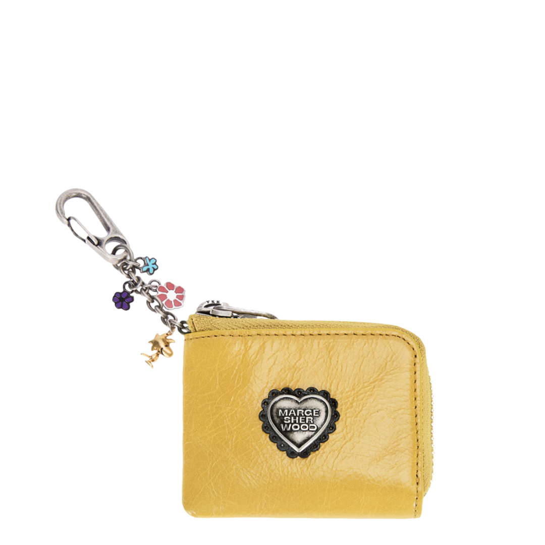 Heart Lace Mini Zipper Wallet