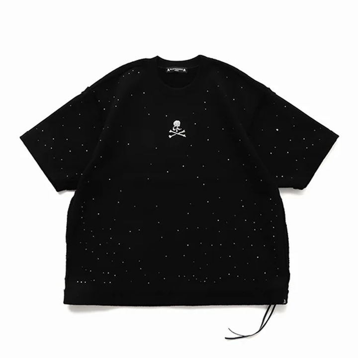 Boxy Fit Swarovski Crystals Sweatshirt