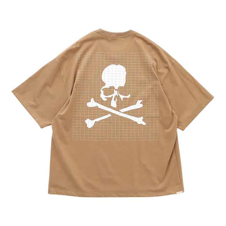 Club21 - MASTERMIND - Boxy Grid Tee - TEES - Beige
