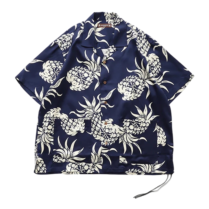 Pineapple Washable Silk Shirt