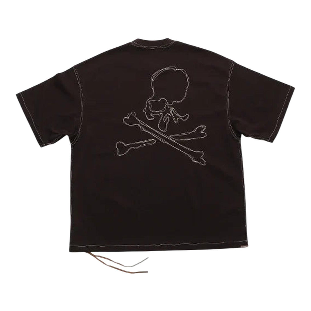 Club21 - MASTERMIND - Stitched Short Sleeve Tee Boxy Fit - TEES - Brown