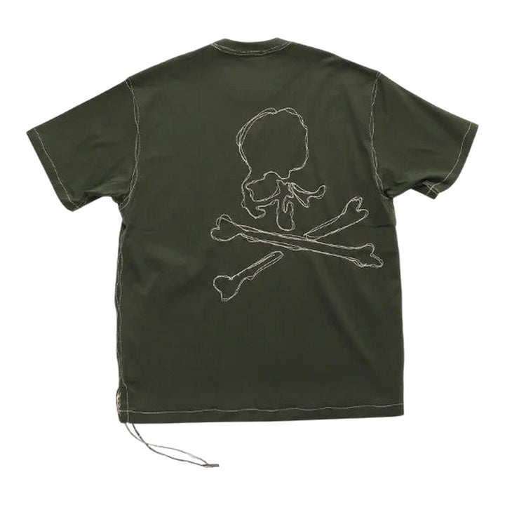 Club21 - MASTERMIND - Stitched Short Sleeve Tee Regular Fit - TEES - Olive