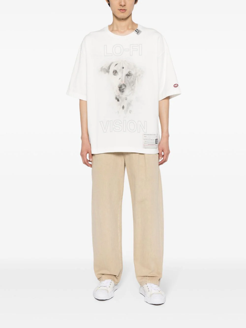 MIHARA-YASUHIRO-Dog-Printed-Tee-White-2