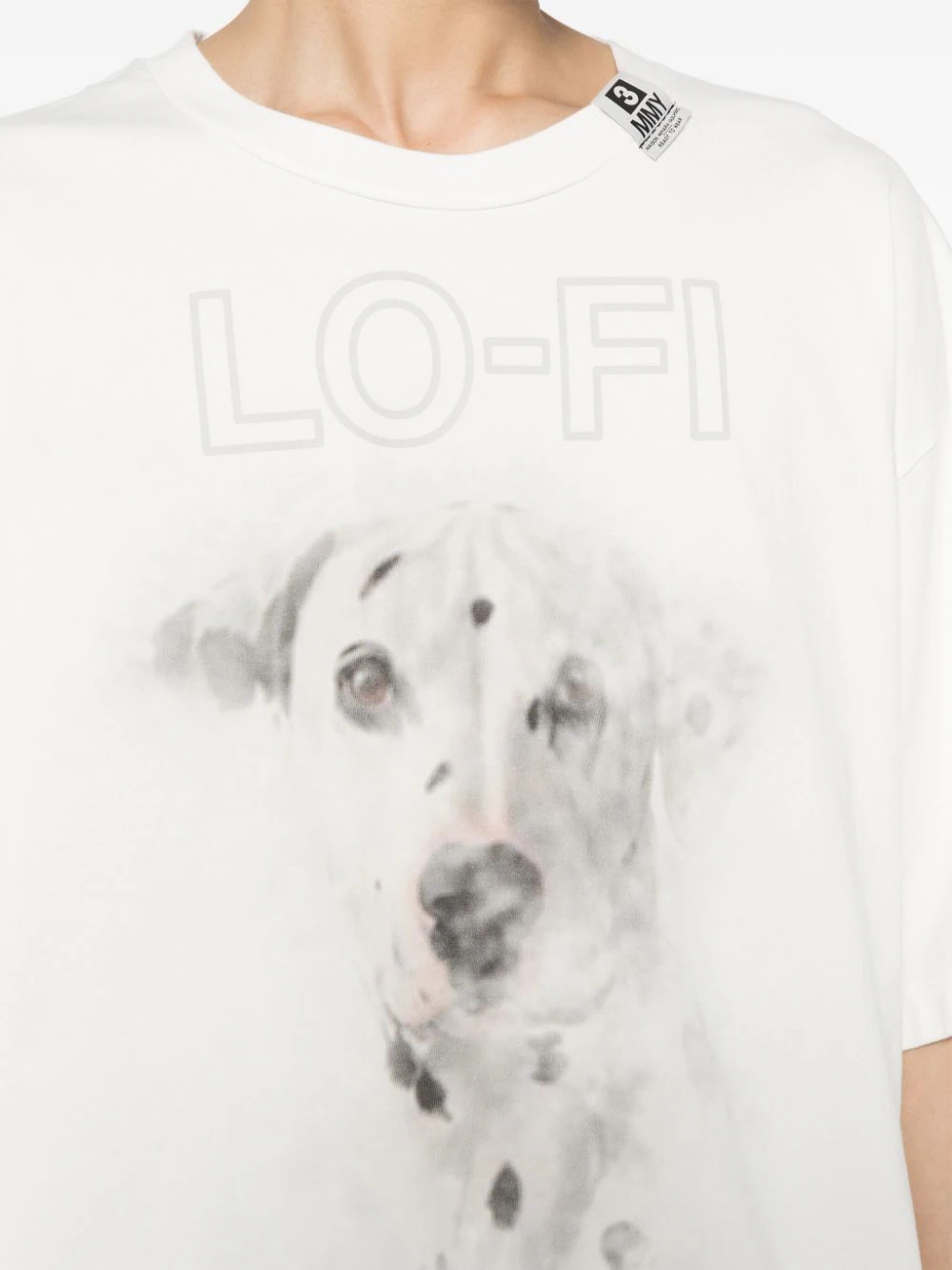 MIHARA-YASUHIRO-Dog-Printed-Tee-White-5