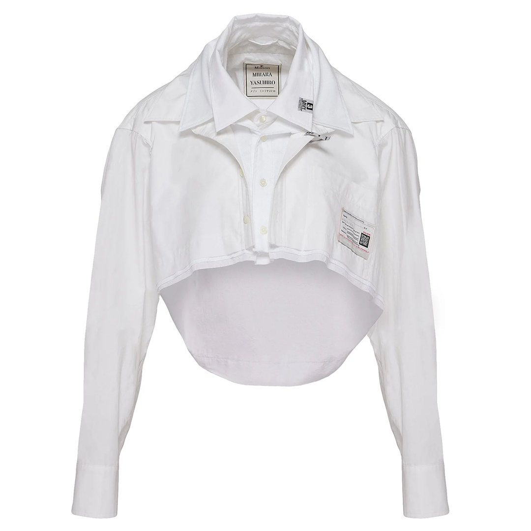 Triple Layered Cropped Shirts