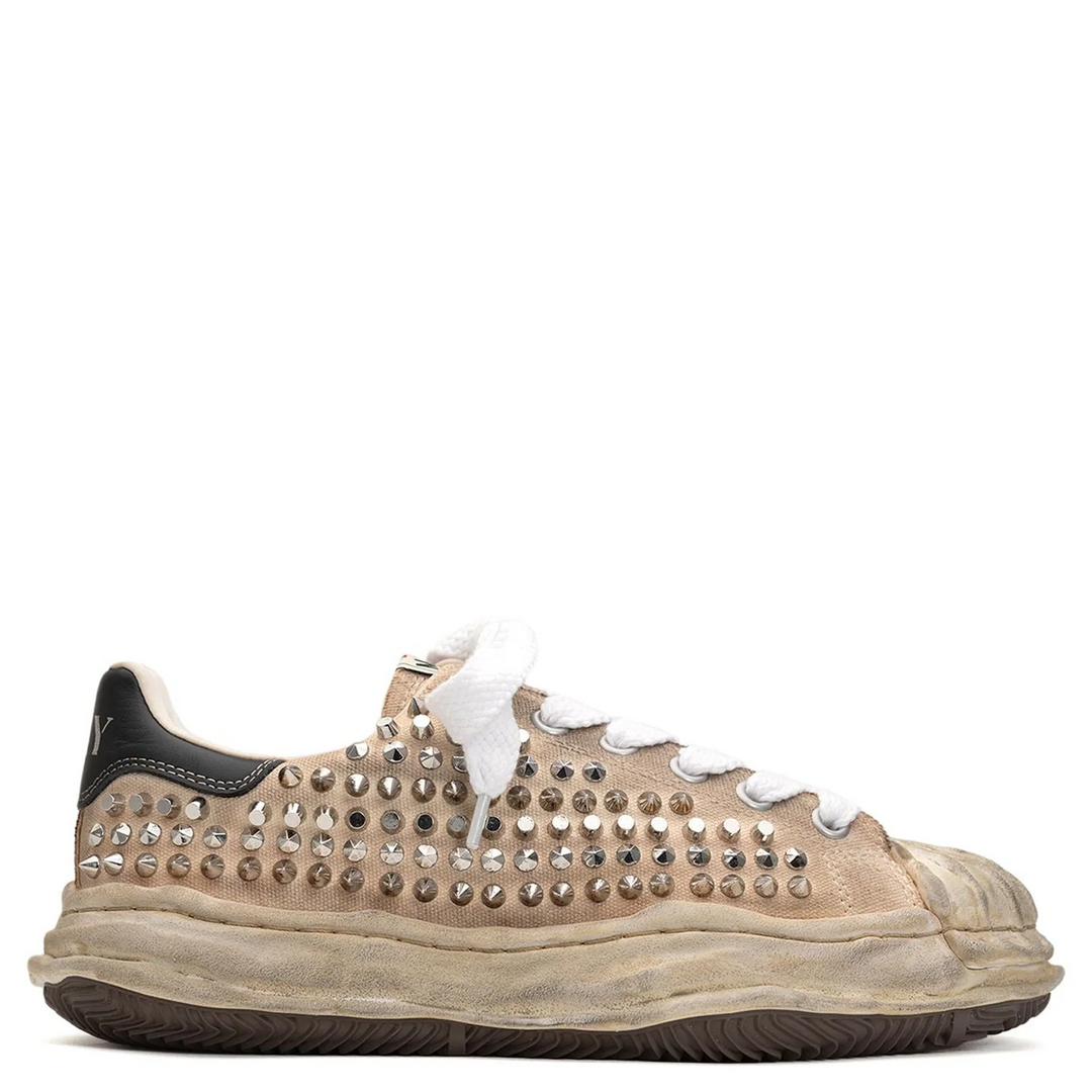 Blakey Original Sole Studded Canvas Low-Top Sneakers