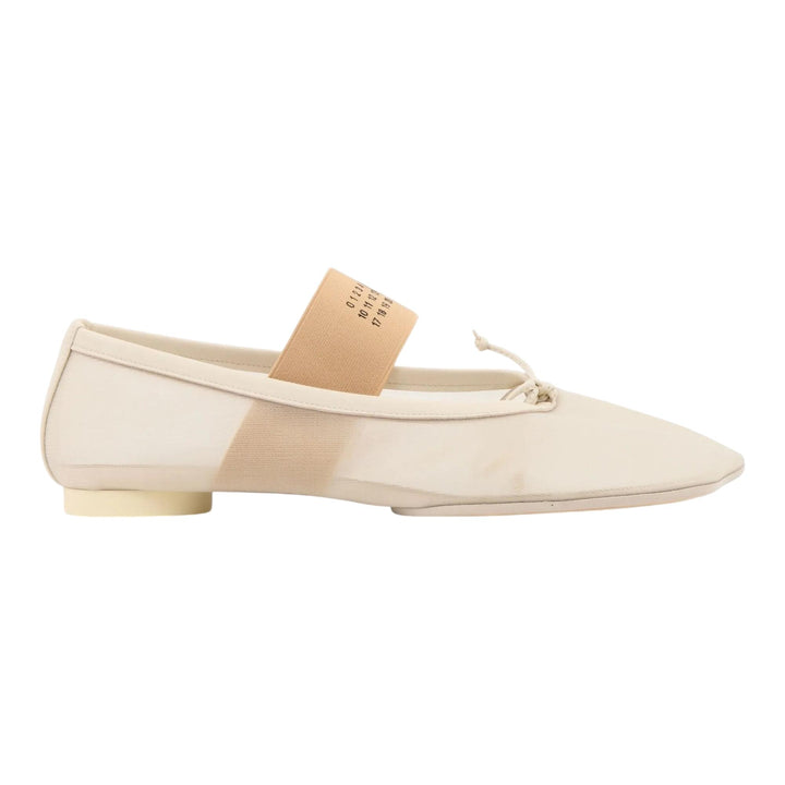 Club21 - MM6 - Anatomic Numeric Ballerinas - FLAT SHOES - Beige