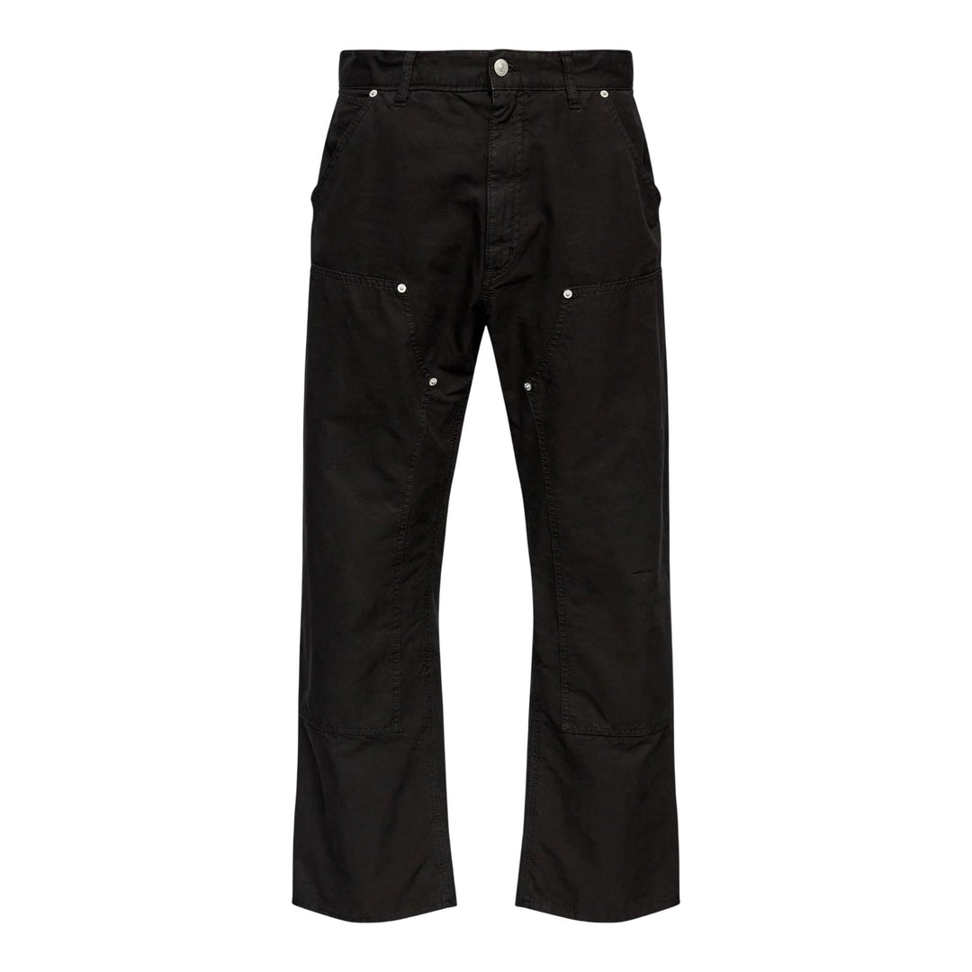 Club21 - MM6 - Pants 5 Pockets Cotton Canvas - PANTS - Black