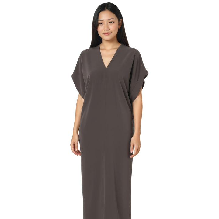 Club21 - MM6 - Polyester Fluid Dress - WOVEN DRESSES - Brown