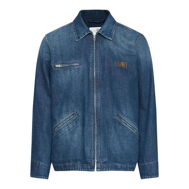 Club21 - MM6 - Sports Jacket Blue Denim - JACKETS - Denim
