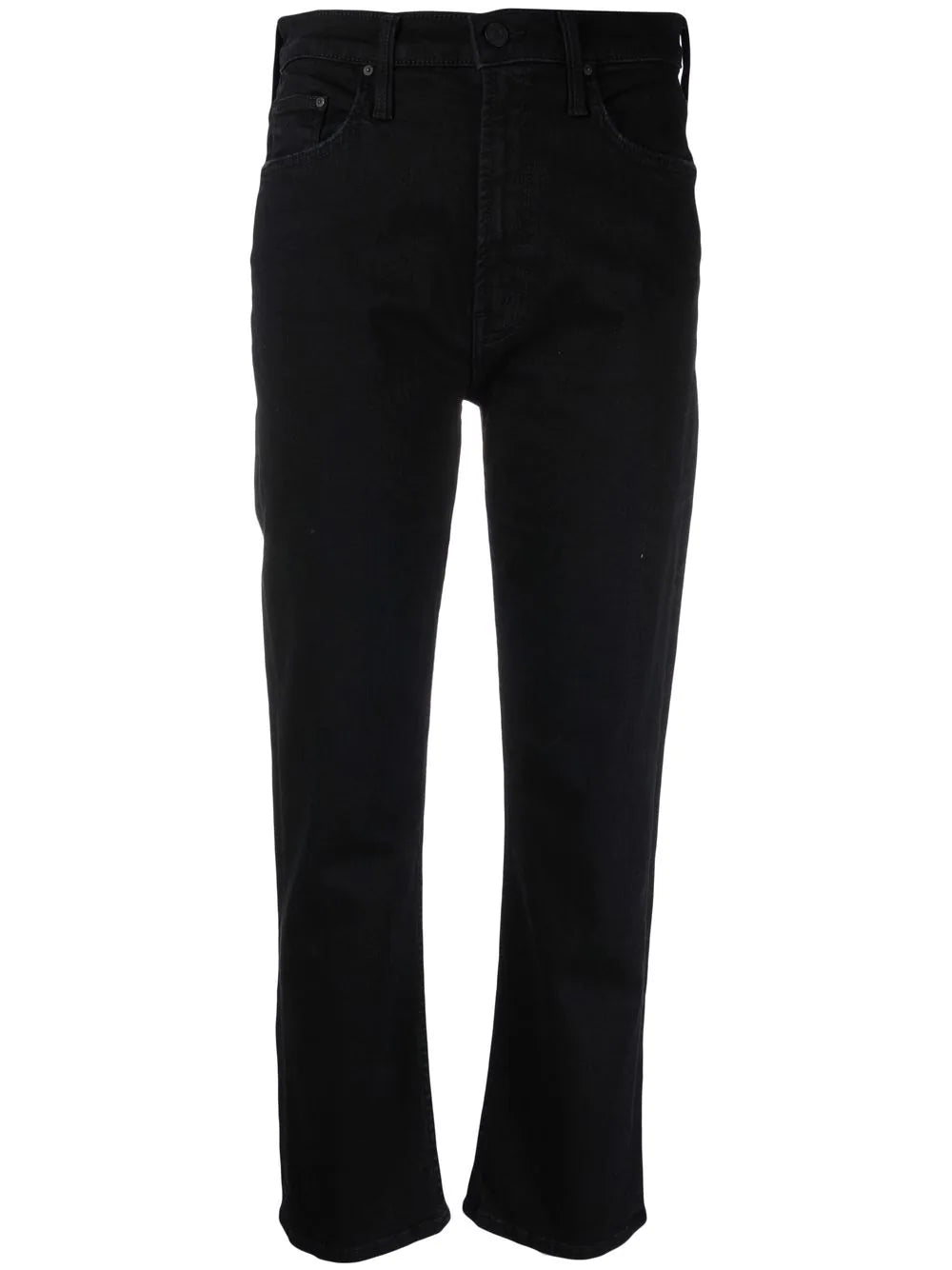 MOTHER-High-Waisted-Rider-Ankle-Jeans-Black-1