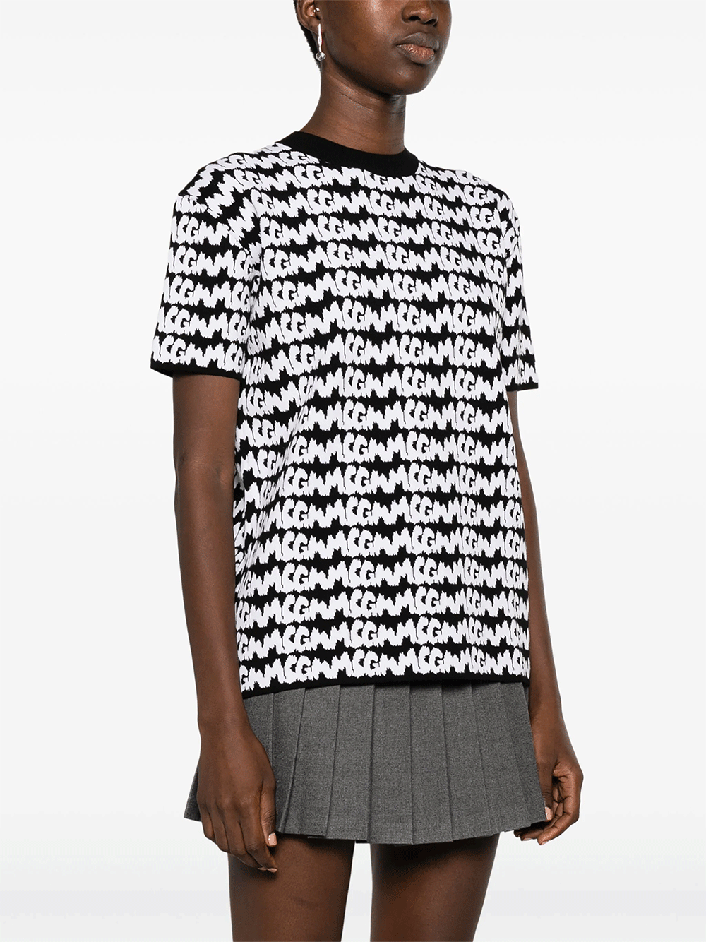 MSGM-Allover-T-Shirt-Black-3