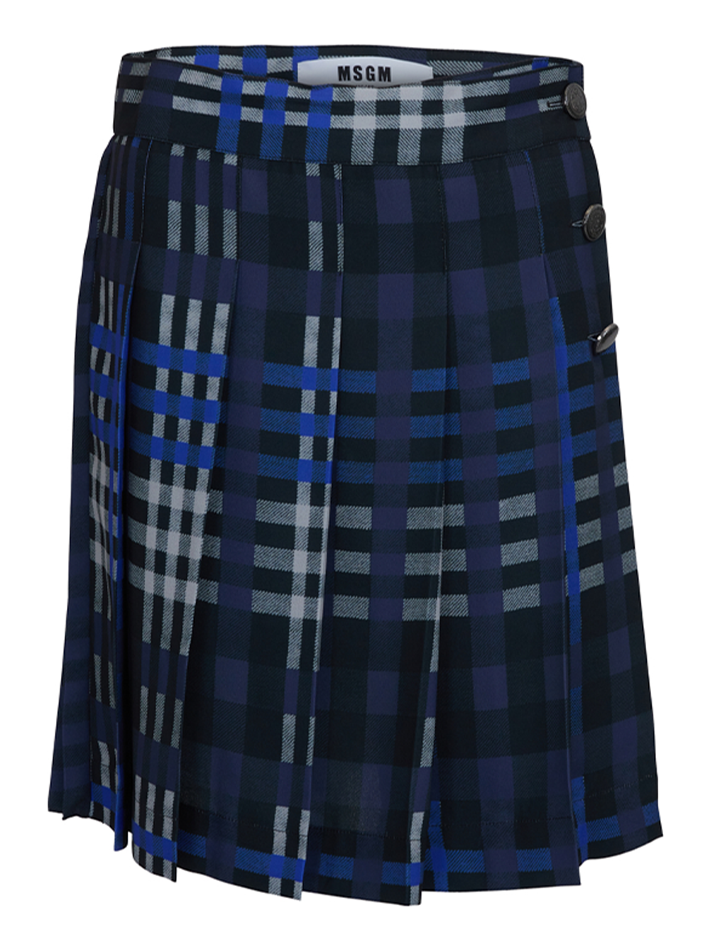 MSGM Checkered Pleated Mini Skirt Checks 1