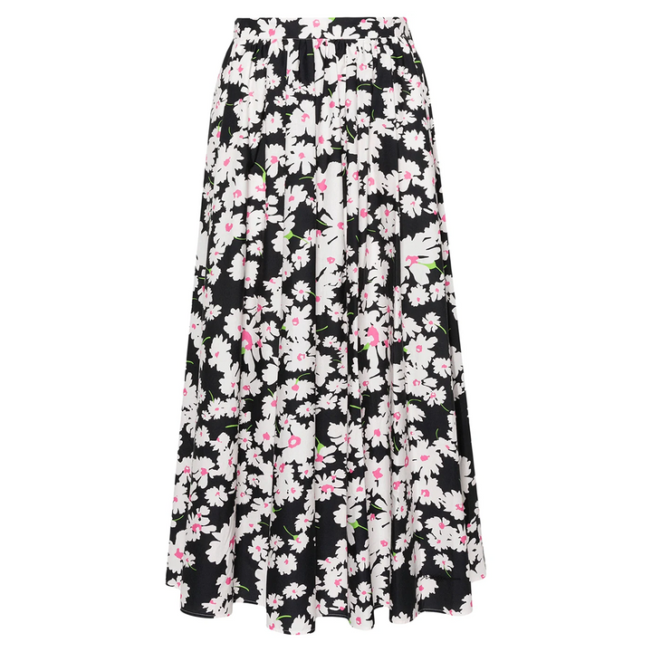 Daisy Print Maxi Skirt