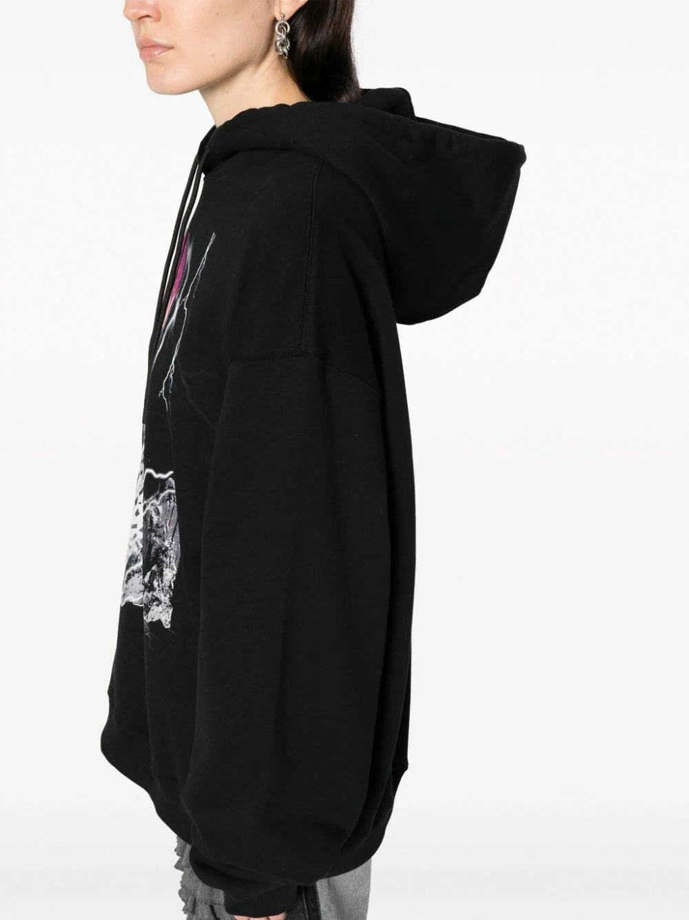 MSGM-Lightning-Graphic-Print-Hooded-Sweatshirt-Black-5