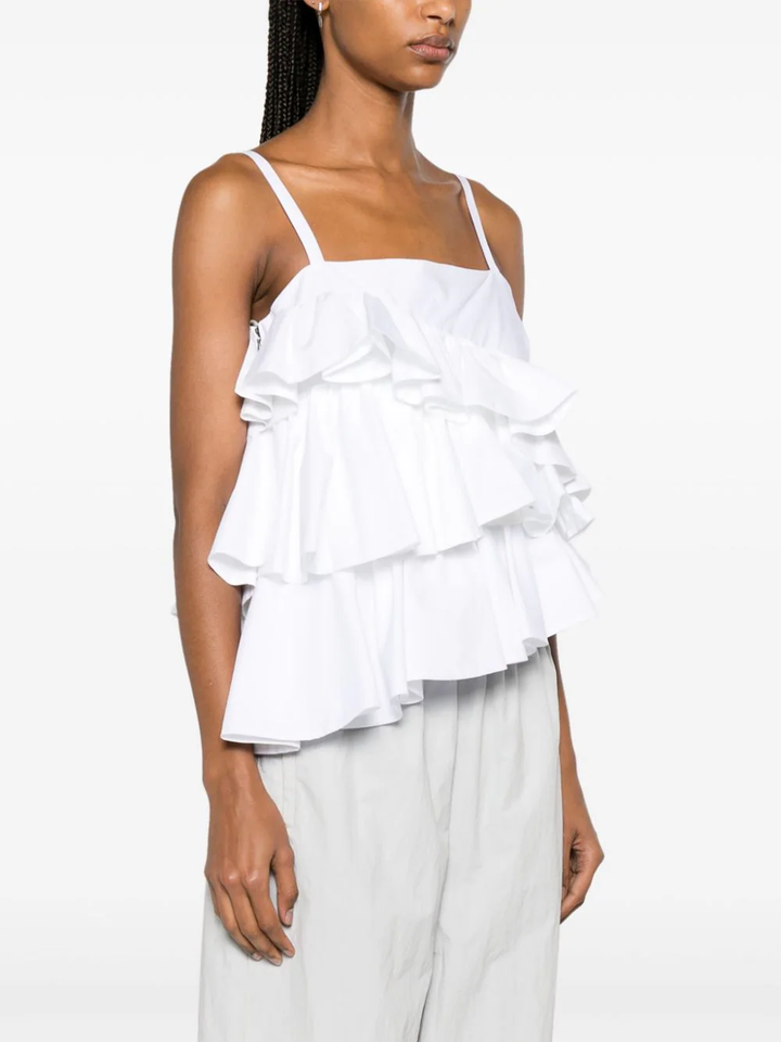 MSGM-Multi-Tier-Ruffles-Top-White-3