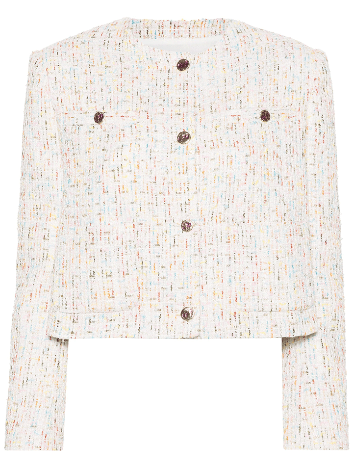 MSGM-Multicolour-Tweed-Jacket-Multi-1