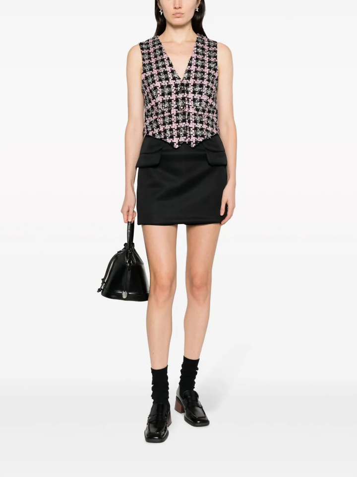 MSGM-Skorts-With-Faux-Pocket-Flaps-Black-2
