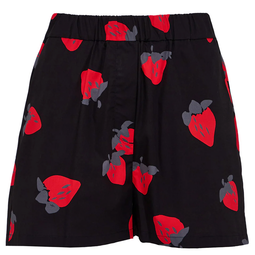 Strawberry Print Shorts