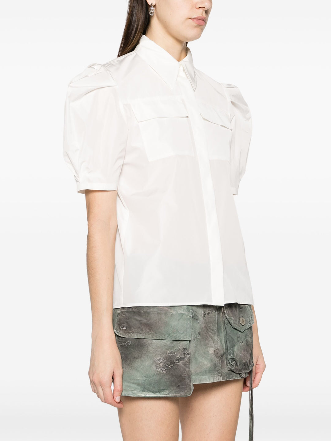 MSGM-Taffeta-Puff-Sleeves-Shirt-Off-White-3