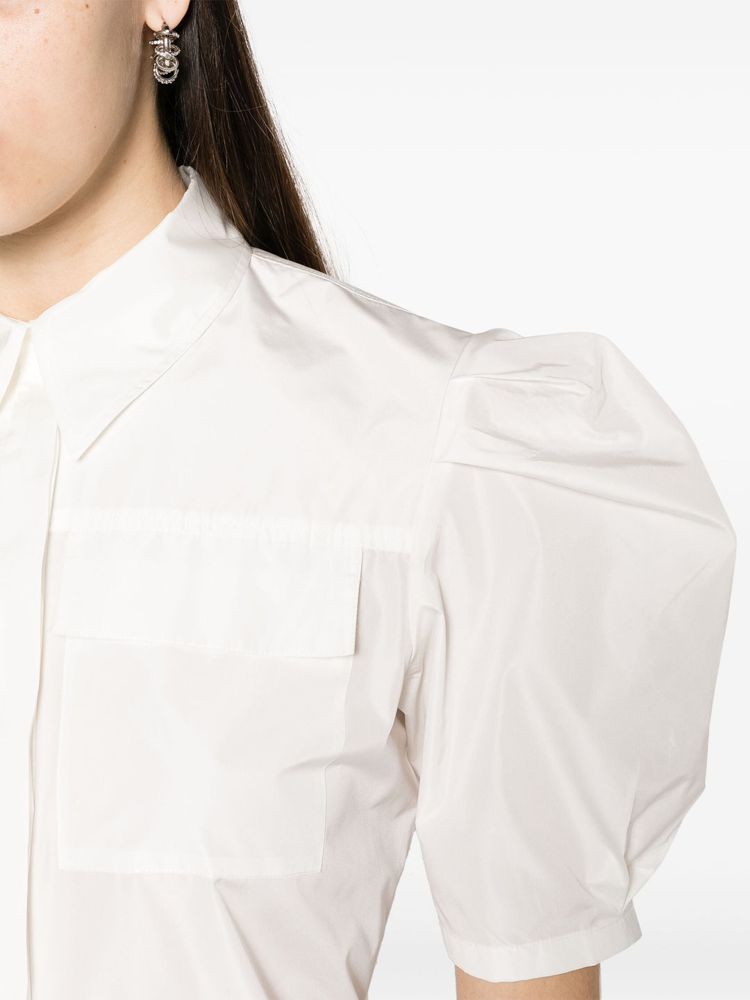 MSGM-Taffeta-Puff-Sleeves-Shirt-Off-White-5